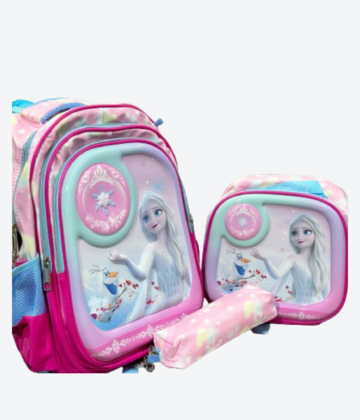 Disney Frozen 3Pc Strolling School Bag